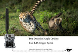Willfine 5.8CG & 5.8CS 4G 24MP Trail Camera Photo Traps with 940nm No Glow LEDs GPS Functions for Wildlife Garden Monitoring