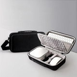 Shockproof For Mac Mini M4 Carrying Case Large Capacity Storage Bag Portable Organizer With Handle For Travel