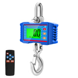 1000KG Industrial Crane Scale Large LCD Auto Lock Steel Hook Heavy Weight Blance Remote Control 2T Digital Hanging Scales