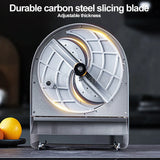 Fully Automatic Slicer Electric Vegetable Cutter Simple Machine For Home Commercial Kitchen Slice Fruit Adjustable Lemon potato