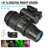 PVS18 Night Vision Monocular with 1x32 Infrared digital Scope, right and left eyes, Night Vision Goggles hk27-0032