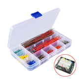 140/560/840PCS Electronic Diy Bread Circuit Board Jump Wire Test U Shape Solderless 14 Length of PCB Breadboard Jumper Cable Kit