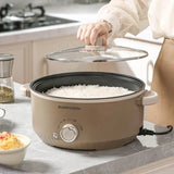 3L Electric Hot Pot - Non-Stick Multi-Cooker for Steaming & Cooking (Household Appliance, Fast Heating, Easy Clean, 800W)