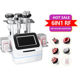 Newest 6 in 1 Body Shaping Machine 40K Loss Weight Ultrasonic Cavitation Vacuum Slimming Device Salon Spa
