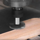 Titanium-Coated Carbide Surfacing Router Bit -1/4in Shank,1-3/8in Cutting Diameter,2+2 Flutes for CNC Spoilboard Planing