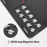 Non-Slip Oil Resistant Cleaning Pad Professional Cleaning Mat Cleaning Pad Special Pad Tool with Magnetic Dots