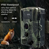 32MP Wild Game Trail Camera Photo Traps With 940nm No Glow LEDs for Outdoor Wildlife Animal Monitoring