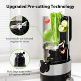 2025 Premium Cold Press Juicer - Wide Mouth Design for Whole Fruits & Vegetables (High Juice Yield, Easy
