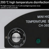 200 Degrees High Temperature Sterilizer Box Nail Tool Sterilizing Manicure Beauty Salon Dry Heat Sterilizer Disinfection Cabinet