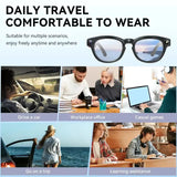 2026 4K HD AI Smart Glasses Men Chat GPT 800MP Camera Bluetooth Call AI Translation Voice Assistant Control Sunglasses Women