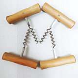50pcs Corkscrew with Wooden Handle Waiters Wine Bottle Opener