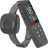 Dog Training Collar with Remote Color Screen,Dog Shock Collar with Vibration,2700FT Electric Shock,Beep and Dog LEB Light Mode