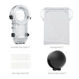 AMagisn Waterproof Case for Insta360 X5 - 60m Depth Invisible Dive Housing for X5 Accessories