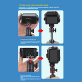 ABWG-80M Waterproof Case for GoPro12/11/10 Aluminum Underwater Deep Diving Housing Protective Case with 52mm Filter Mount