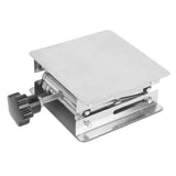 E-Easy To Use-2X Scientific Lab Jack-100 X 100Mm Stainless Steel Lab Stand Table Rack Scissor Lab-Lift Lifter For Science Experi
