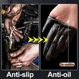Diamond Grip Heavy Duty Nitrile Gloves Reinforced Palm Rubber Disposable Gloves Anti-slip Wear-resistant