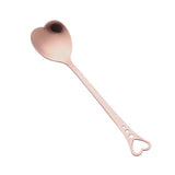 30pcs Heart Shaped Stainless Steel Teaspoons Coffee Spoon