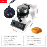 XEOLEO Electric UFO Burger Machine 1200W Ice Cream Waffle Makers Hamburg Gelato Panini Press Machine With UFO Logo