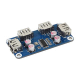 Raspberry Pi Zero USB HUB HAT (B) Expansion Board 4x Extended USB 2.0 Ports Optional USB HUB BOX for Raspberry Pi Zero W WH