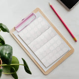 Wardrobe Cupboard Self-adhesive Screw Covers Caps Stickers 54 in 1 White LZB