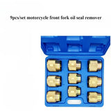 9pcs/set Motorcycle Front Fork Oil Seal Disassembly and Maintenance Tool Disassembly Socket Wrench Timing Tool