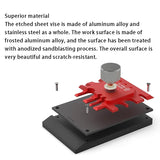 New Etched Sheet Vise AT-MPB Model Up To Mirror Aluminum Alloy Stainless Steel Bent Plate Model Vise