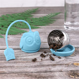 10pcs Tea Infusers Stainless Steel Owl Loose Leaf Tea Ball Strainers