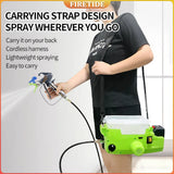 High Power Small Portable Backpack Airless Spray Gun Latex Line Lacquer Airless Paint Sprayer Machine with Lithium Battery