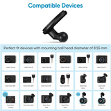 Mount For Garmin For Dash Cam Mini 2 Mini 3/45/46/47/55/56/57/65W/66W/67W/X110 2 PCS Low Profile Adhesive