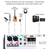 Professional Digital 4 Channel Audio Mixer Sound Mixing Console Stereo Mixers Fordj Recording Karaoke Bar EU Plug