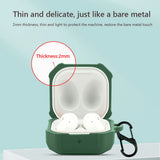 Silicone Wireless Earphone Case Anti-fall Bluetooth-compatible Earphone Cover Shockproof with Hook for Samsung Galaxy Buds 2 Pro