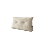 2025 New Oversized Reading Pillow With Storage Pocket Ventilated Ribbed Bed Backrest Pillow For Adults Rest