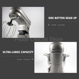 10L Stand Mixer 2000W Powerful Mixer 8 Speed Settings Stainless Steel Electric Kitchen Blender Home Appliance for Baking Dough