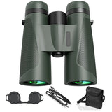 TL12X42 Portable HD Binoculars Professional Waterproof Telescope for Outdoor Camping Large 42mm Objective Lens FMC Coating
