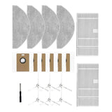 For Narwal Freo S Robot Vacuum Cleaner- 21PCS Replacement Parts Including Hepa Filter, Mop Cloth, Dust Bag& Side Br