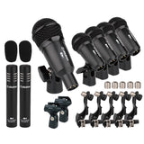 Drum Microphone Alctron T8400 Set 7 Piece Kit Drum Instrument Microphone Drum Clip Included
