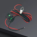 4 Pin 12AWG DC Power Cord Cable for Yaesu Radio FT-450D FT-891 FT-991 FTDX-1200 for Kenwood TS-480 TS-590SG TS-890s