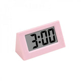 Mini Clock Simple Electronic Digital Display Clock Bedside Clock Car Clock Student Clock Portable Desk Clock Triangular Clock