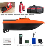 12V D80B RC Fishing bait boat with Tray and line release and anti flip ball