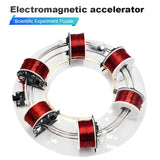 6 Coil Electromagnetic Cyclotron Ring Accelerator Electromagnetic Ring Electromagnetic Cyclotron Circular Accelerator