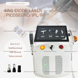 4000W 4-in-1 NEW Soprano Titanium 755nm 808nm 940nm 1064nm Diode Laser Permanent Hair Removal Machine IPL Tattoo Removal Machine