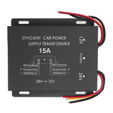 24V to 12V DC Voltage Converter Powerful Car Power Supply Voltage Converter for Trucks Motorhomes SUVs Buses