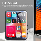 2.4-inch touchscreen MP3 player Built-in 4GB Bluetooth MP4 player Memory expansion, audio recording, FM radio, video playback.
