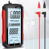 Tooltop Smart True RMS Digital Multimeter 4.8" Large Screen AutoRange AC DC Capacitance Ohm Hz Diode Live Check USB Repair Tools