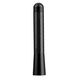 Universal Car Short Antenna 3 Inch(8CM) Carbon Fiber Pattern Aluminum Alloy Short Antenna Fits Automotive Tuning
