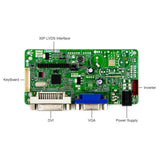 19" LQ190E1LW61 DVI VGA LCD Controller Board Backlight 30P LVDs