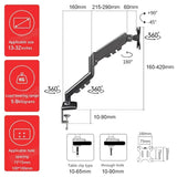 Adjustable Desktop Monitor Bracket 360 Rotation Bracket 13-32 Inch Screens Robotic Arm Floating Screen Effect Screen Free Lift
