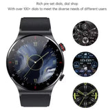 Sports Smartwatch Men Women 1.28 Inch HD Screen BT Calls Information Push Custom Watch Face Multi-sport Modes Heart Rate Monitor