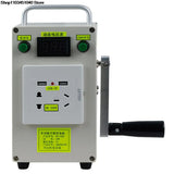 Hand Crank Generator Outdoor Portable Multifunction Hand Cranked Generator 220V 12V 5V Charging for Phones Laptop Lantern