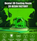 HH Lab High Precision Ash-free Green Color Lab Casting Resin 3D Printing Resins for LCD DLP Printer 500g 1000g